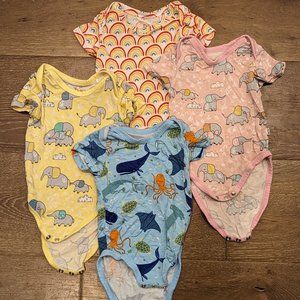Little sleepies short sleeve onesie
